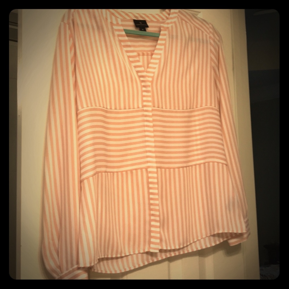 Striped Worthington Blouse